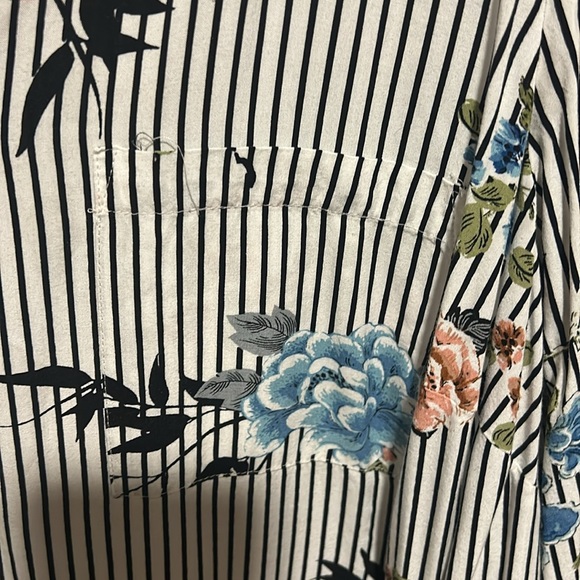 DR2 Striped Women’s Plus size Blouse Tunic Size 2X - Picture 4 of 7